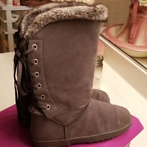 Rampage “Amble” Faux Fur Boots